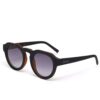 Occhiali Da Sole Uomo Zeno Round Black