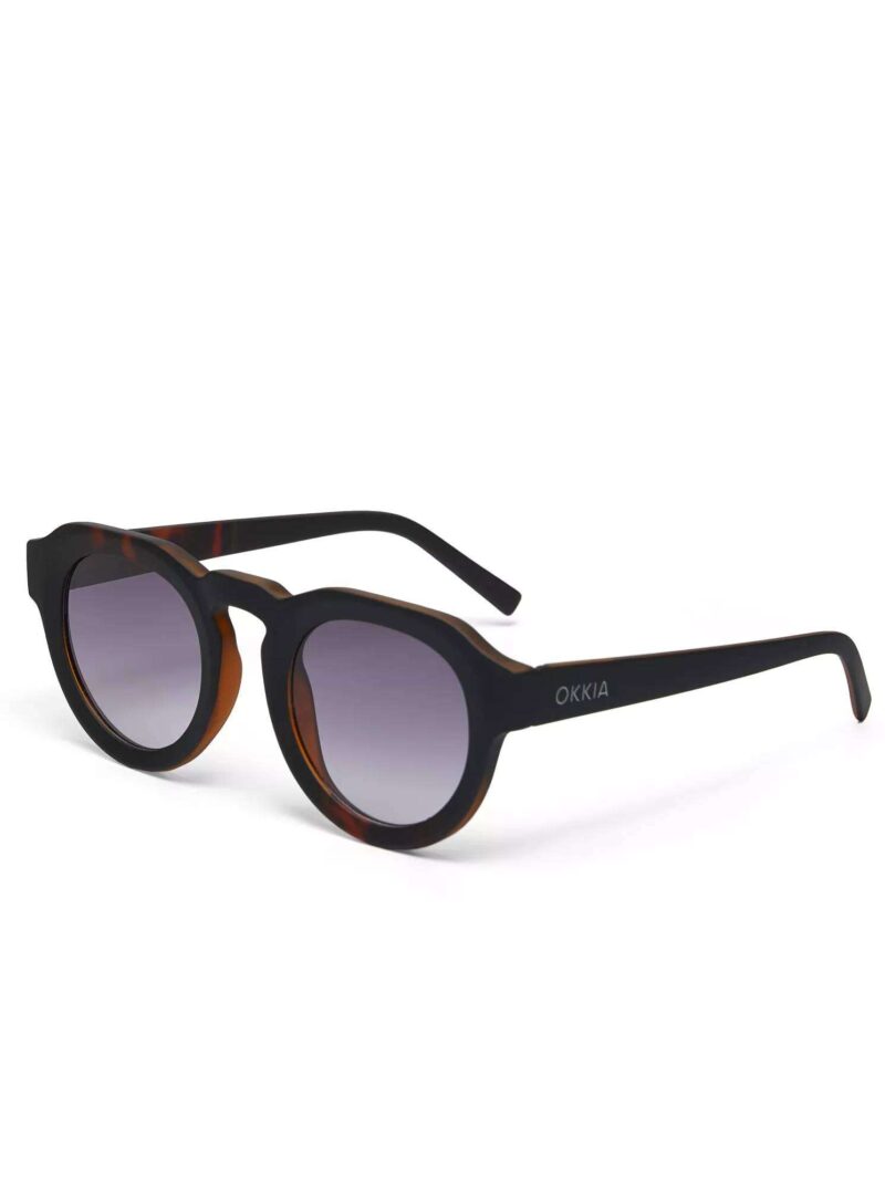 Occhiali Da Sole Uomo Zeno Round Black