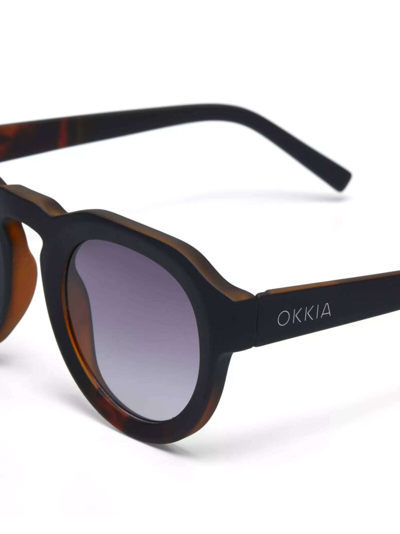 Occhiali Da Sole Uomo Zeno Round Black