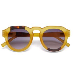 Occhiali da Sole Uomo ZENO Round Yellow