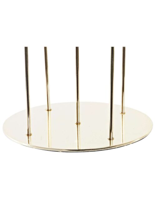 Candelabro in Metallo Dorato a 5 Posizioni