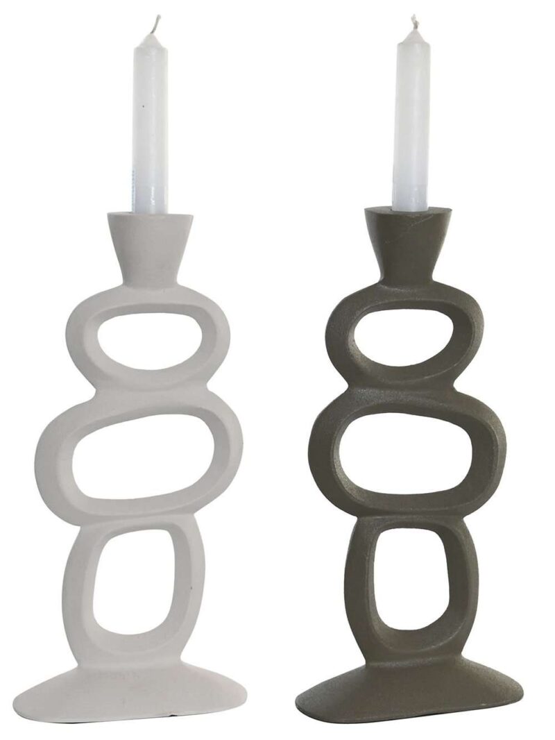 Candelabro In Alluminio Modello Astratto