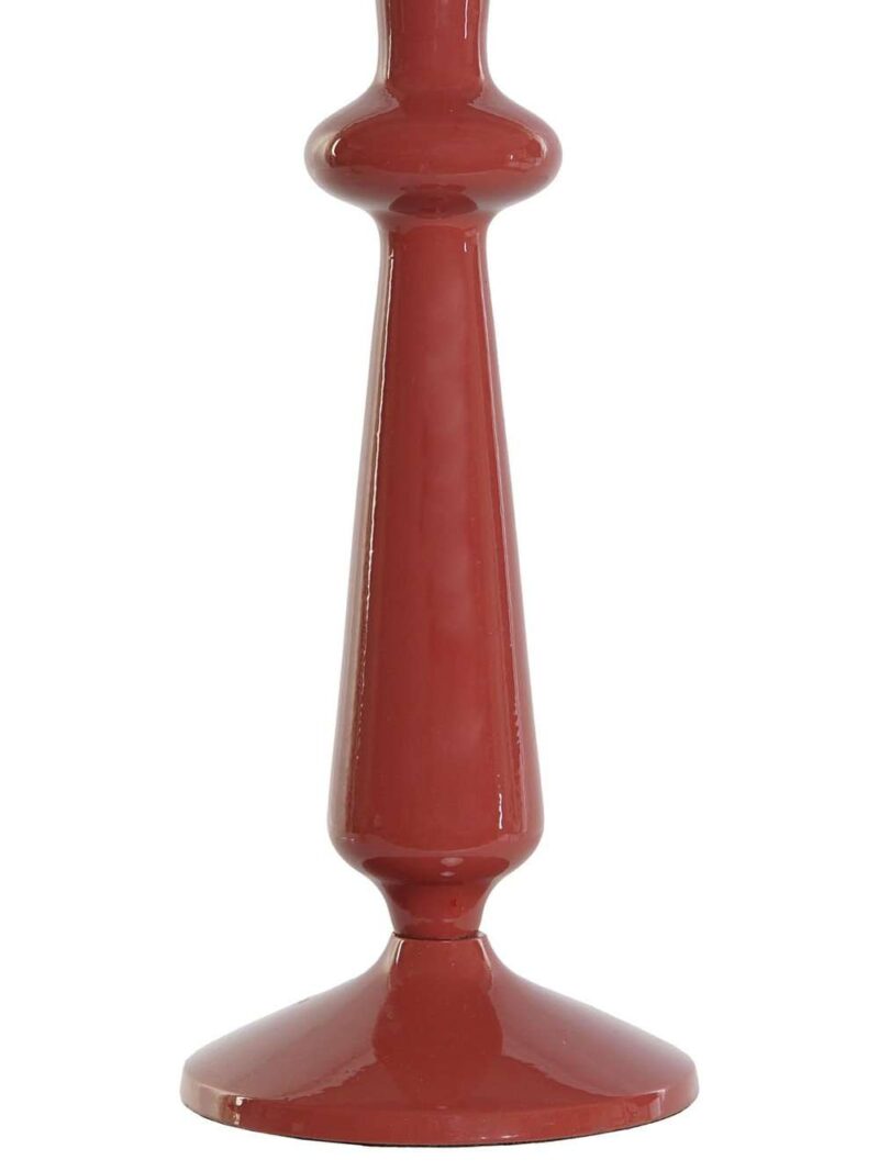 Candelabro In Alluminio Laccato 10X10X41 Cm