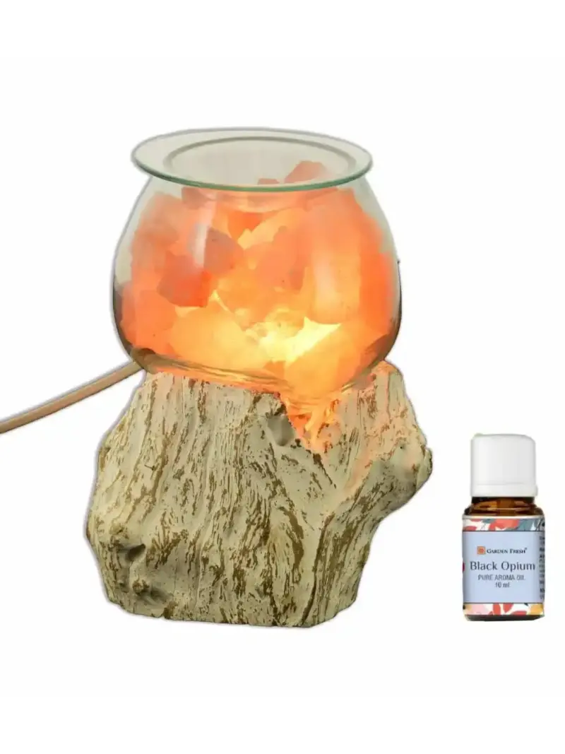 Lampada Diffusore Essenze Uniko Con Sale Dell'Himalaya