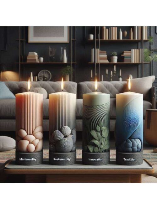 Portacandela Fragole in Metallo 1 Posto – Eleganza e Stile Rustico