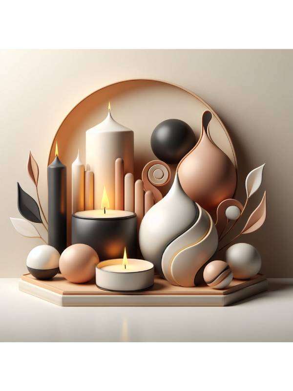 candele profumate categoria Candela in Cera Profumata alla Vaniglia 295gr 55 Ore di Durata