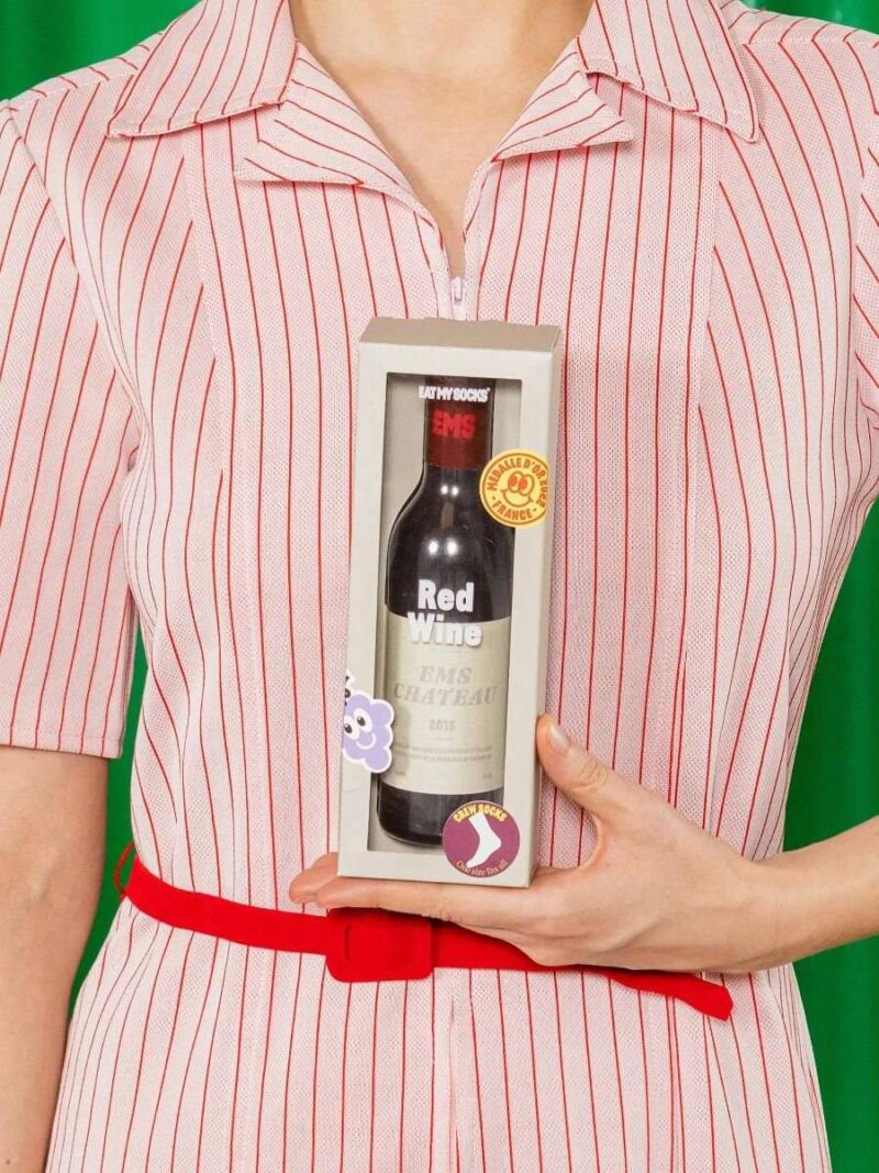 Calze Wine Red