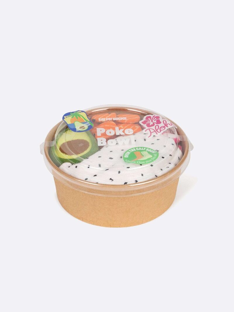 Calzini Motivo Poke Bowl Box