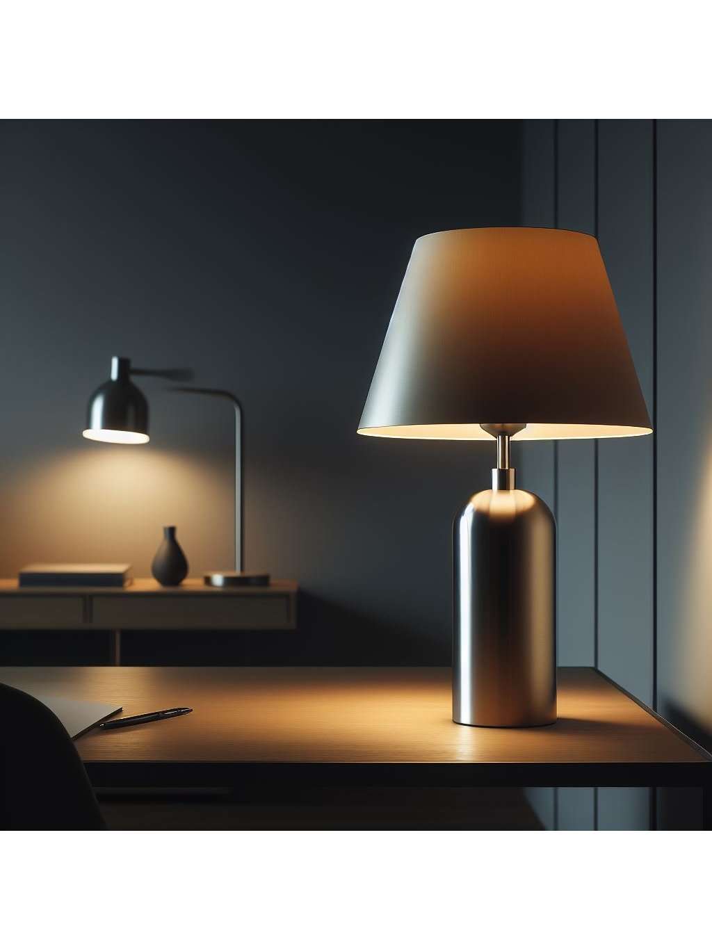 lampada scrivania categoria Lampada da Tavolo in Resina Paralume Nero 36×36×55 cm | Modelli Bulldog e Gorilla