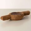 Antico Portacandela Kiliwa In Legno Naturale Riciclato