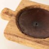 Antico Portacandela Kiliwa In Legno Naturale Riciclato