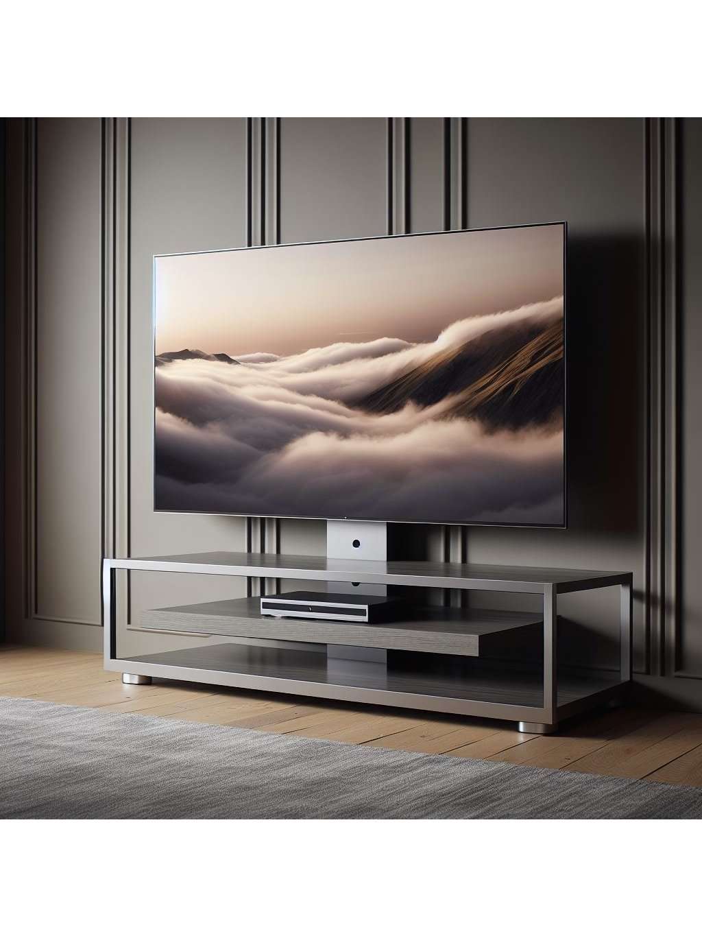 mobile tv categoria Mobiletto Bianco con 3 Cassetti e 1 Anta 70x38x80 cm – Legno di Abete e MDF