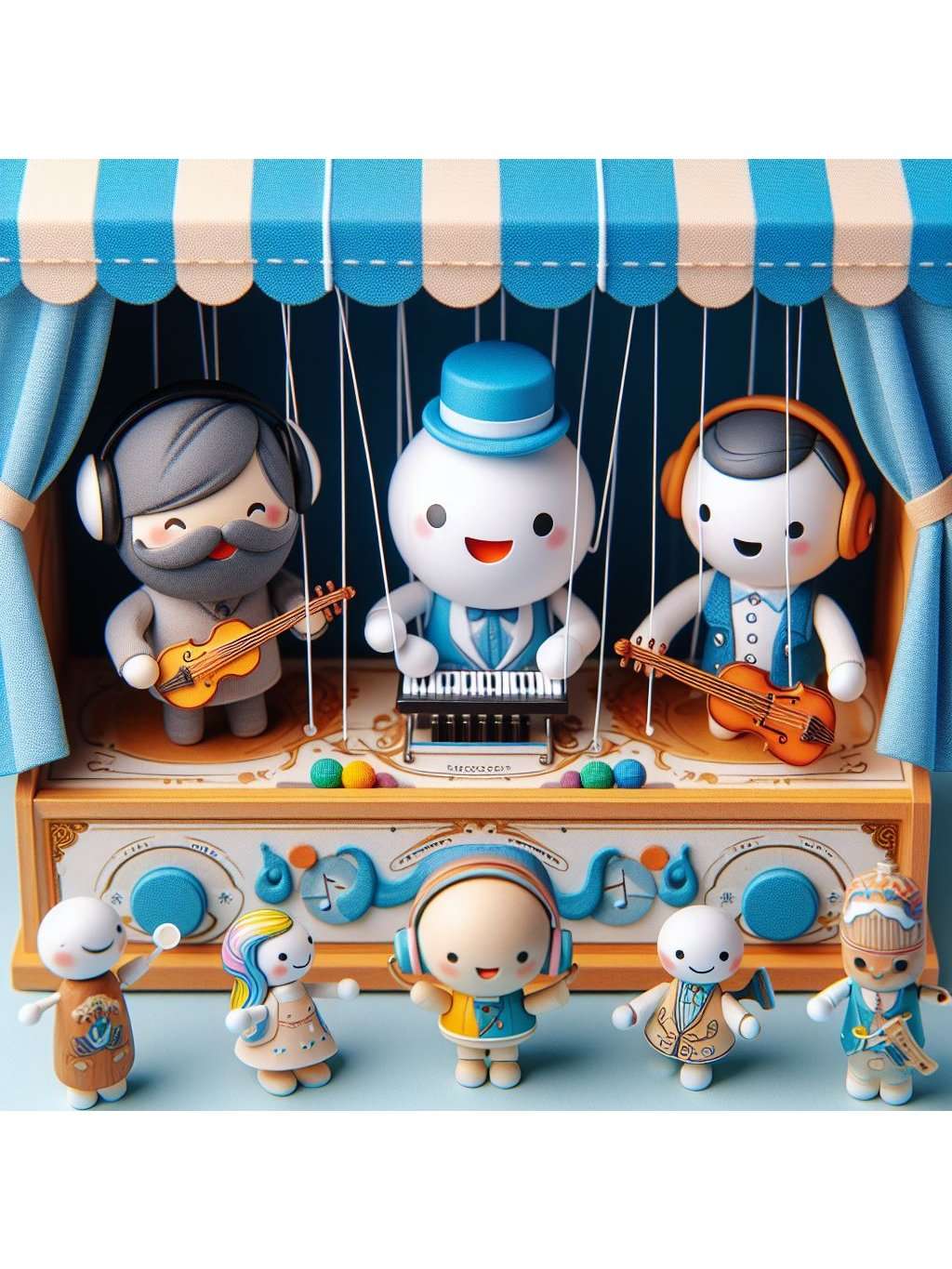 oggetti bimbi categoria Carillon Torta con Movimento Musicale Collezione Wood Carillon di Henriette