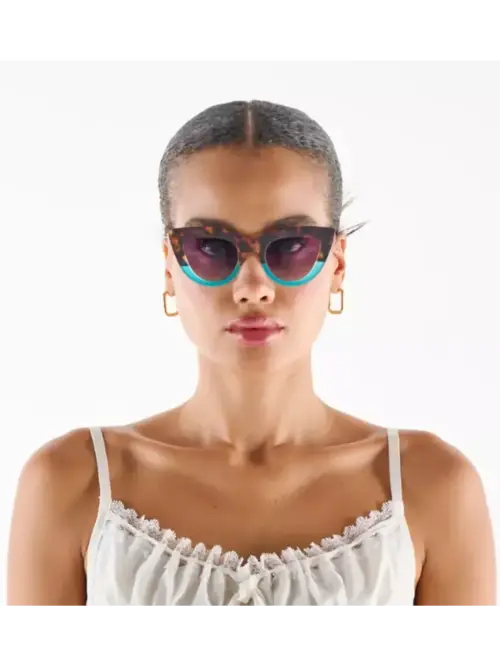 cchiali da Sole Donna CLAUDIA Big Cat Eye Okkia