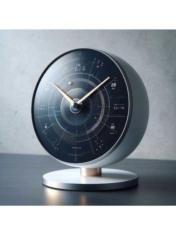 Orologio Sveglia a Cucu Casita tra le Nuvole - Design Moderno con Funzione Snooze e Luci Notturna