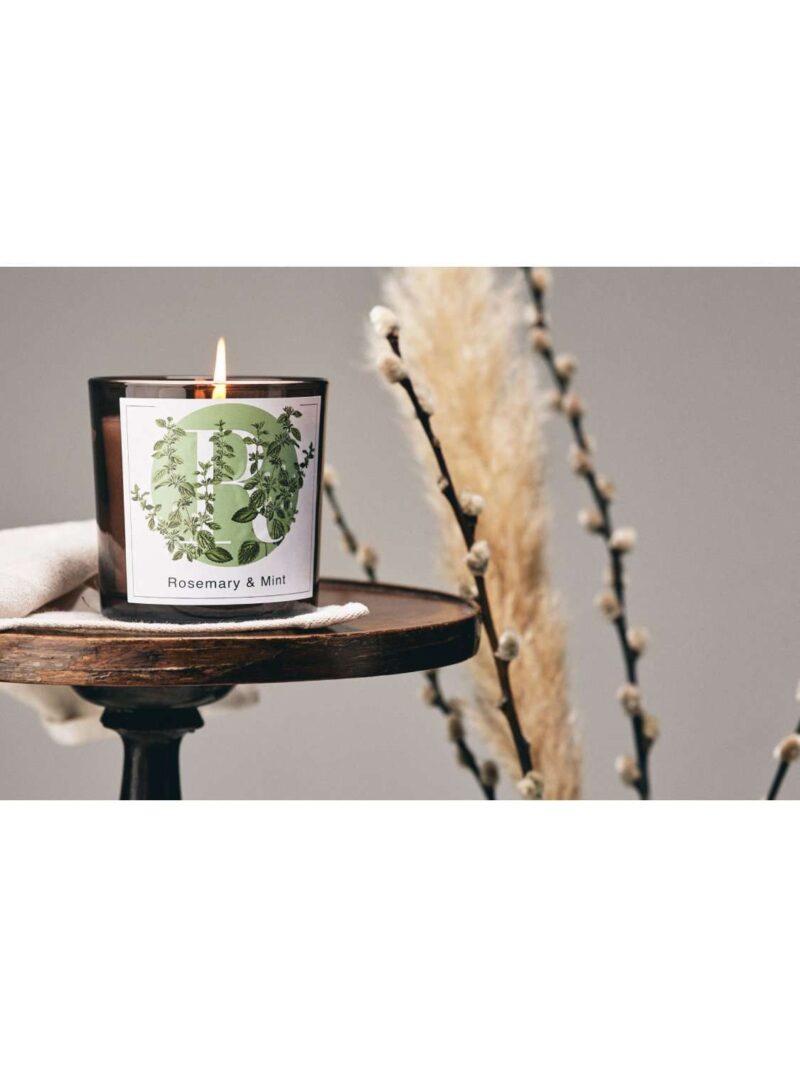 Rosemary E Mint Candela Profumata In Bicchiere 200Gr
