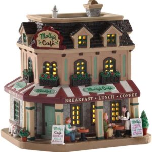 Lemax Molly's Corner Café