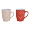 Tazza Decorata A Cuore Love In Gres