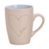 Tazza Decorata A Cuore Love In Gres