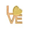 Decorazione Scritta LOVE in Legno di Mango e Metallo