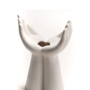 Vaso Mani Rivolte verso il Cielo in Ceramica