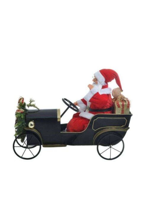 Auto Decorativa con Babbo Natale