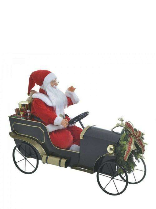 Auto Decorativa con Babbo Natale