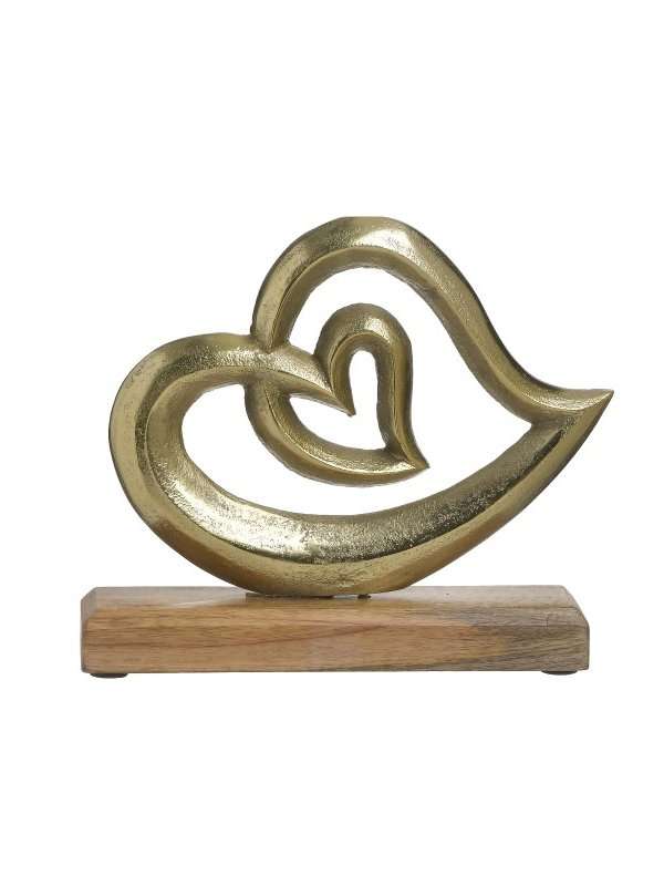 Decorazione Tavolo A Forma Di Doppio Cuore Stilizzato