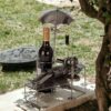 Portabottiglia Vacanziere Per Vino In Metallo