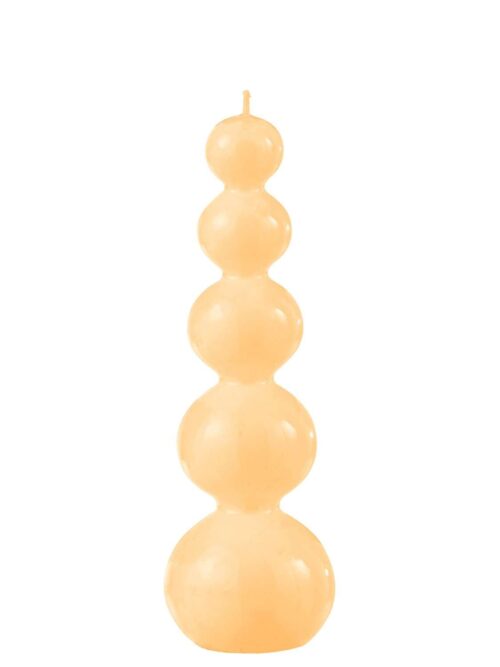 Candela Borraccia in Paraffina Beige h23