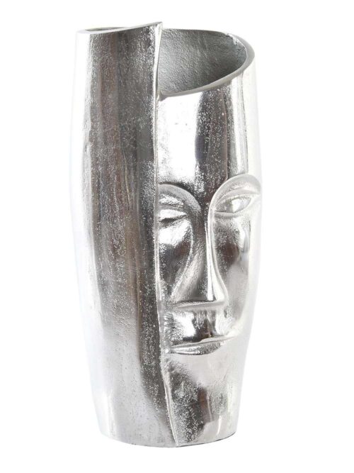 Vaso Viso in Alluminio Platino h31