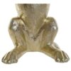 Figura In Resina Ippopotamo Seduto Con Vassoio Oro