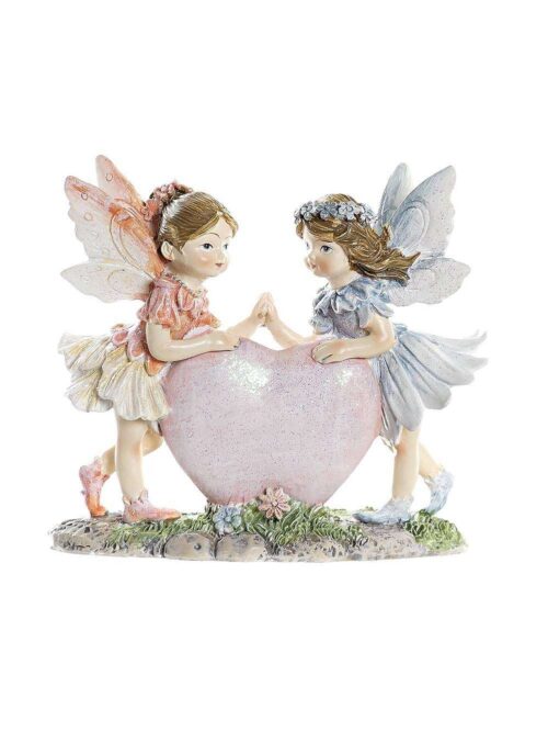 Figura in Resina Fatine su Cuore