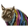 Statuetta In Resina Porcellino Multicolore