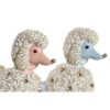 Figura Decorativa In Resina Di Barboncino Con Strass