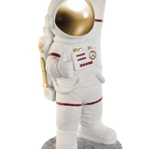Figura Astronauta in Metallo e Resina h60cm