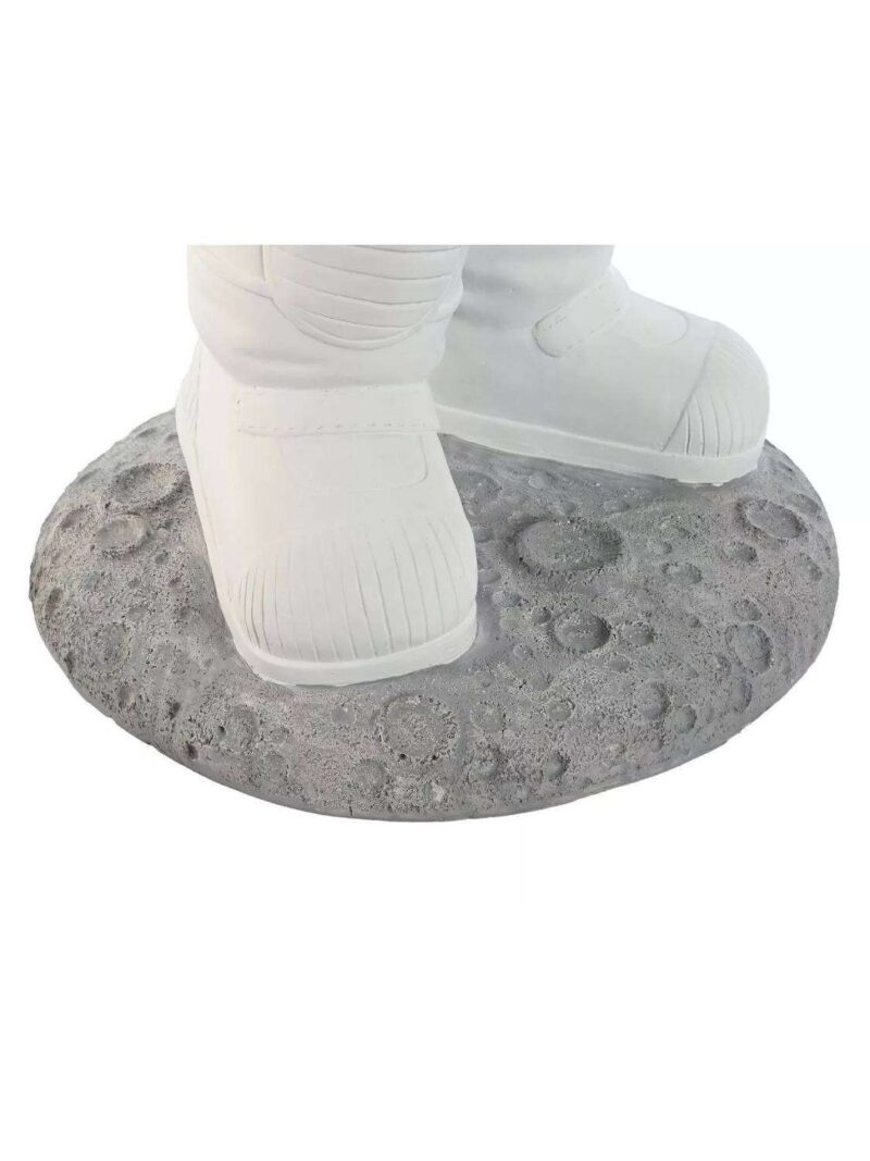 Figura Astronauta In Metallo E Resina H60Cm