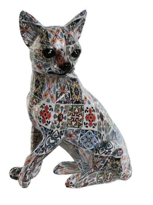 Decorazione in Resina Chihuahua Seduto