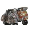 Decorazione Scooter In Resina 14X8X11 Multicolor