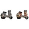 Decorazione Scooter In Resina 14X8X11 Multicolor