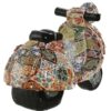 Decorazione Scooter In Resina 14X8X11 Multicolor