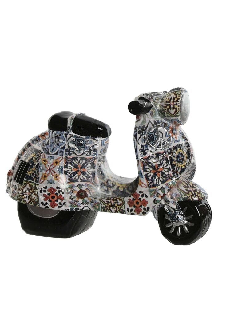 Decorazione Scooter In Resina 14X8X11 Multicolor