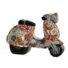 Decorazione Scooter In Resina 14X8X11 Multicolor