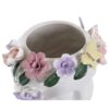 Vaso Testa Di Donna Con Fiori Sui Capelli In Porcellana