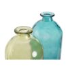 Giara In Vetro Riciclato Color Azzurro Verde H43