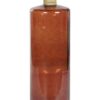 Giara In Vetro Riciclato Color Terracotta Con Corda
