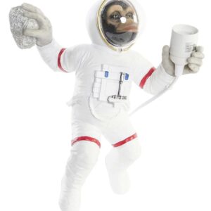 Lampada da Parete in Resina Scimmia Astronauta