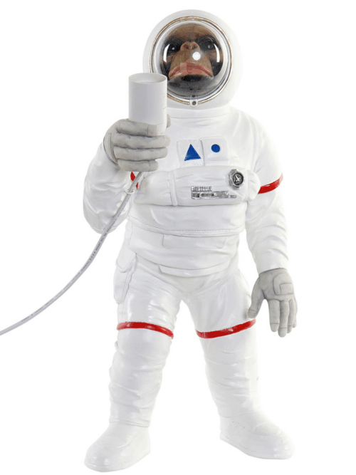 Lampada da Tavolo in Resina Scimmia Astronauta