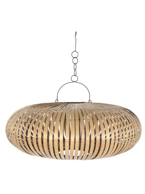Schermo in Bamboo Naturale per Lampadario a Soffitto