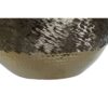 Vaso Rotondo In Alluminio Raschiato Argento